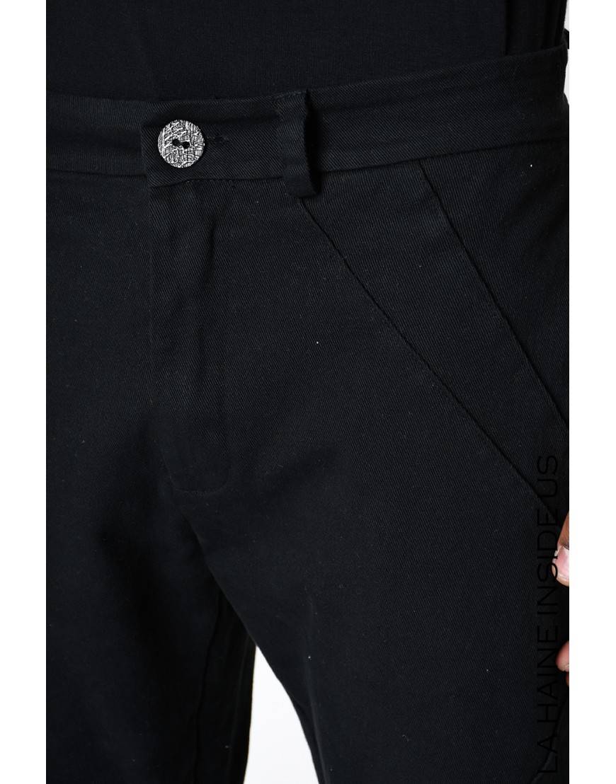La haine inside us 3B LM228 PANTALONE Nero Fornitura limitata