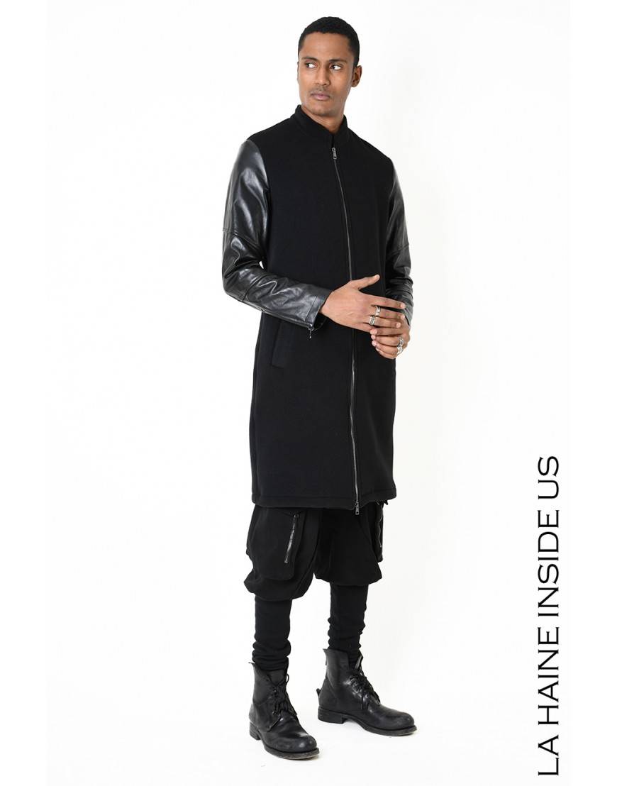 La haine inside us 3B LM183 CAPPOTTO Nero Offerta Giorno del Papà
