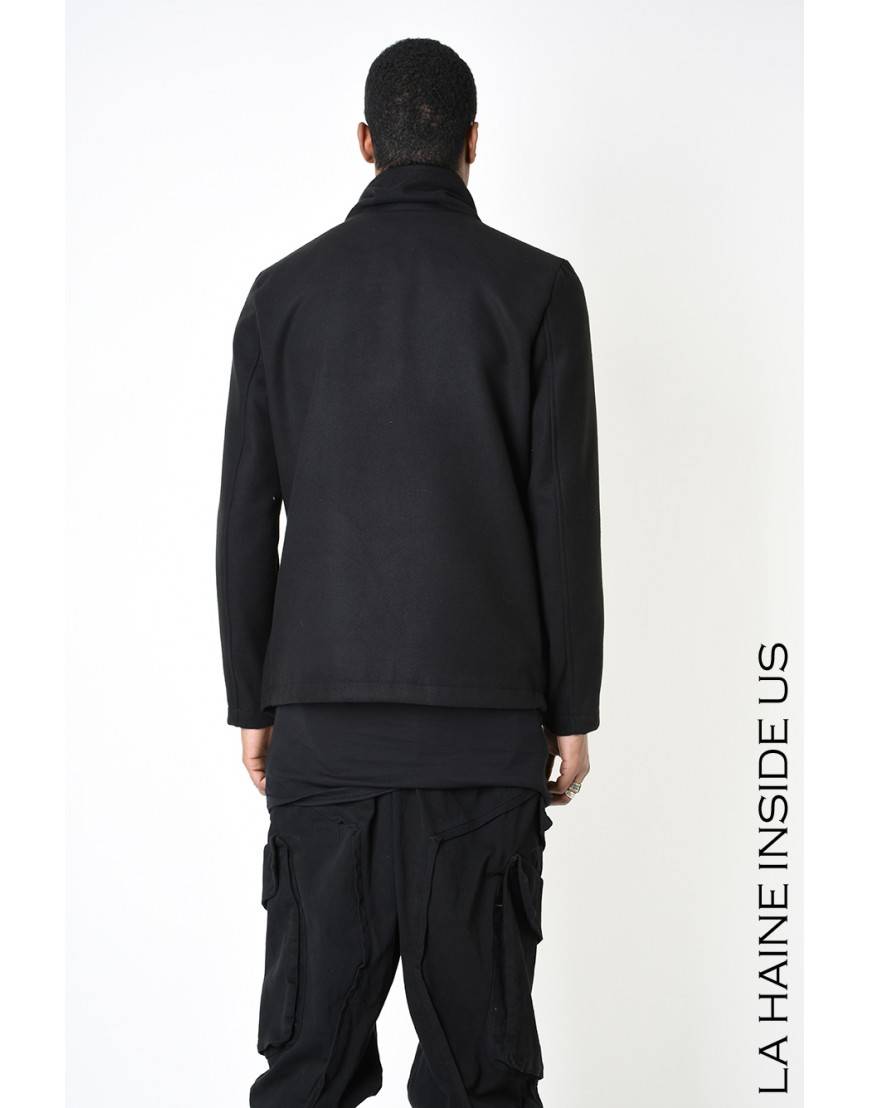 La haine inside us 3B LM185 CAPPOTTO Nero Offerta San Valentino
