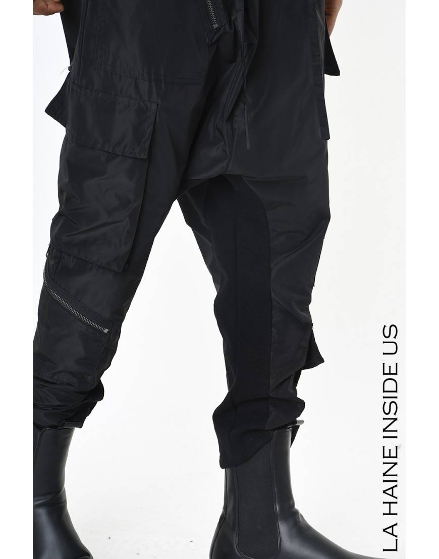 La haine inside us 3B LM189 PANTALONE Nero Offerta Anniversario