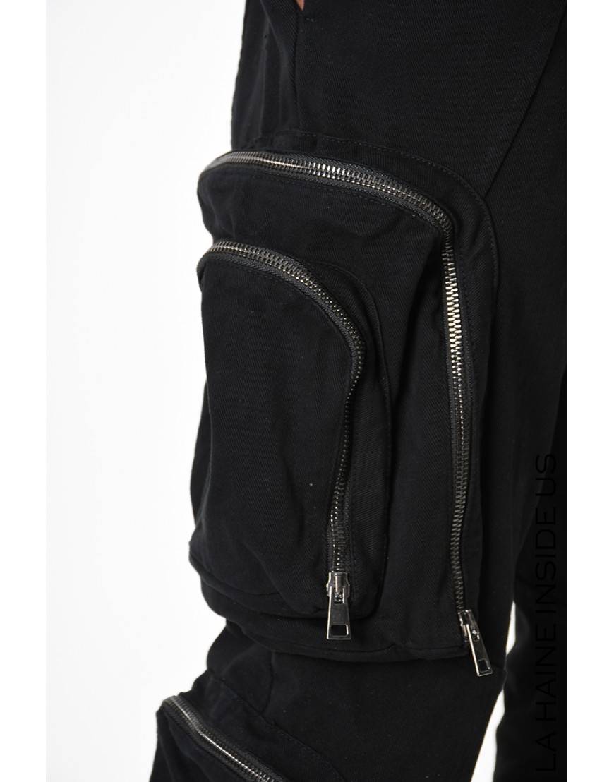 La haine inside us 3B LM190 PANTALONE Nero Smaltimento dello stoccaggio