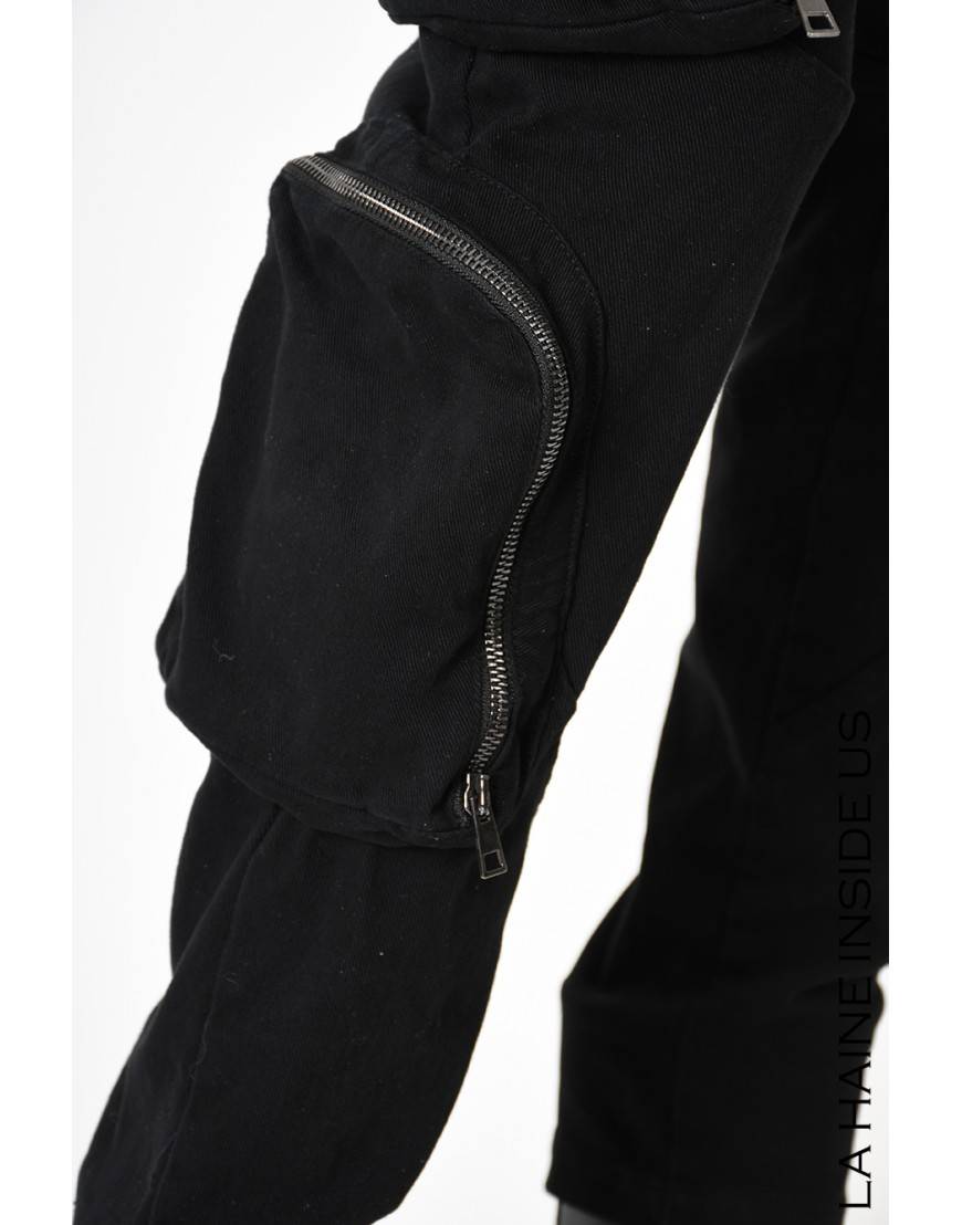 La haine inside us 3B LM190 PANTALONE Nero Smaltimento dello stoccaggio