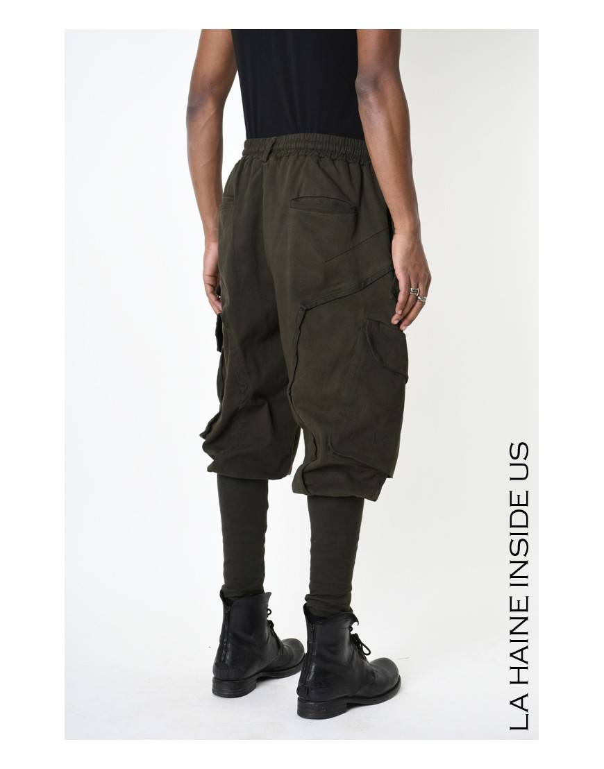 La haine inside us 3B LM191 PANTALONE Verde Latest fashion
