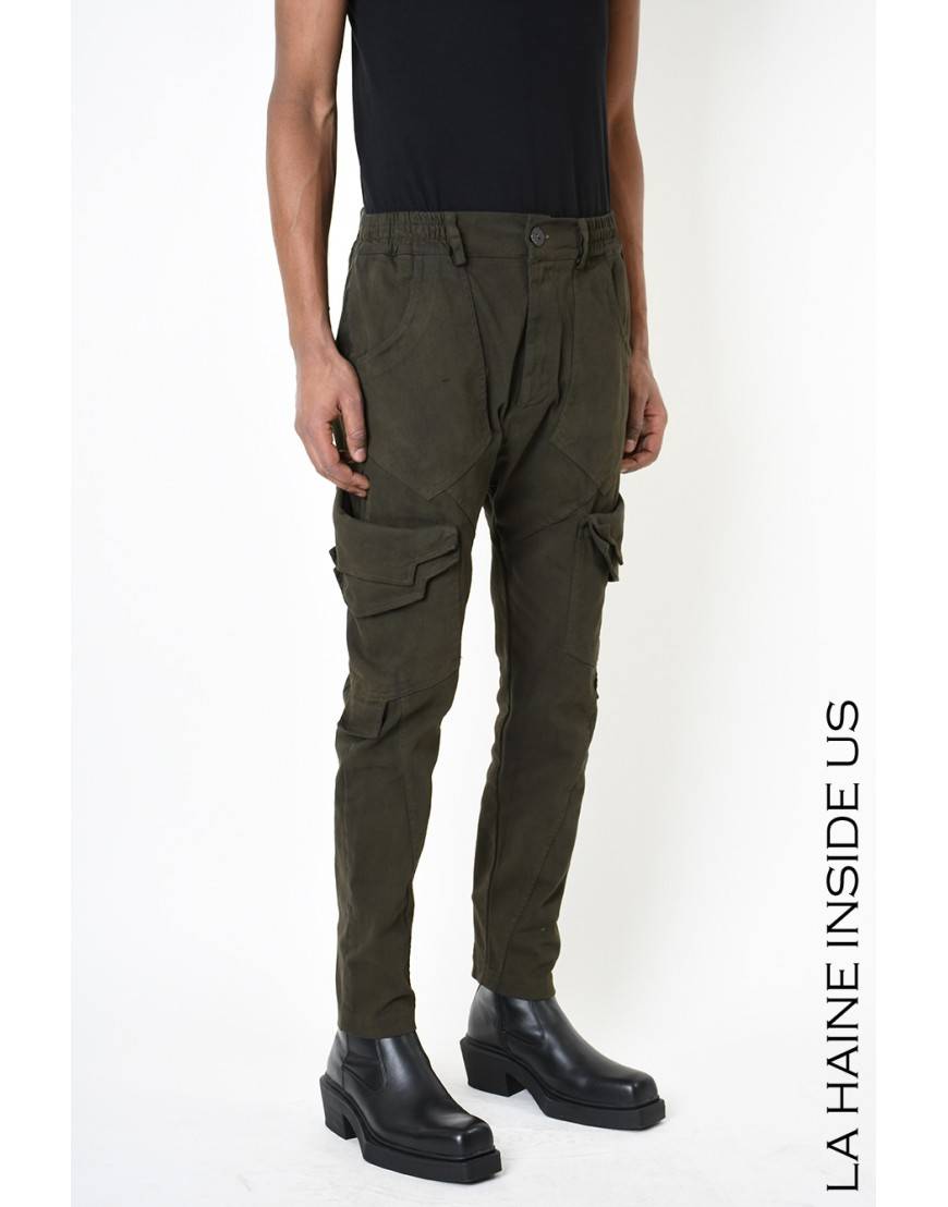 La haine inside us 3B LM192 PANTALONE Verde Offerta temporanea