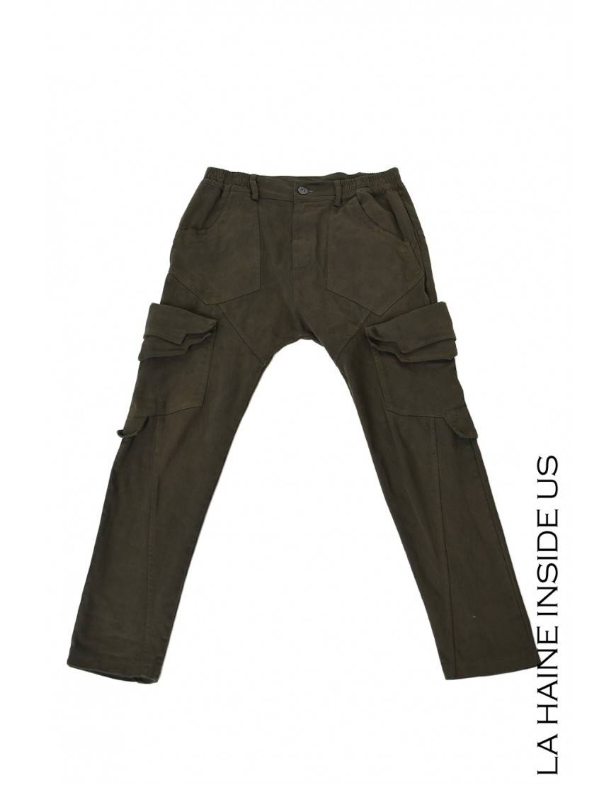 La haine inside us 3B LM192 PANTALONE Verde Offerta temporanea