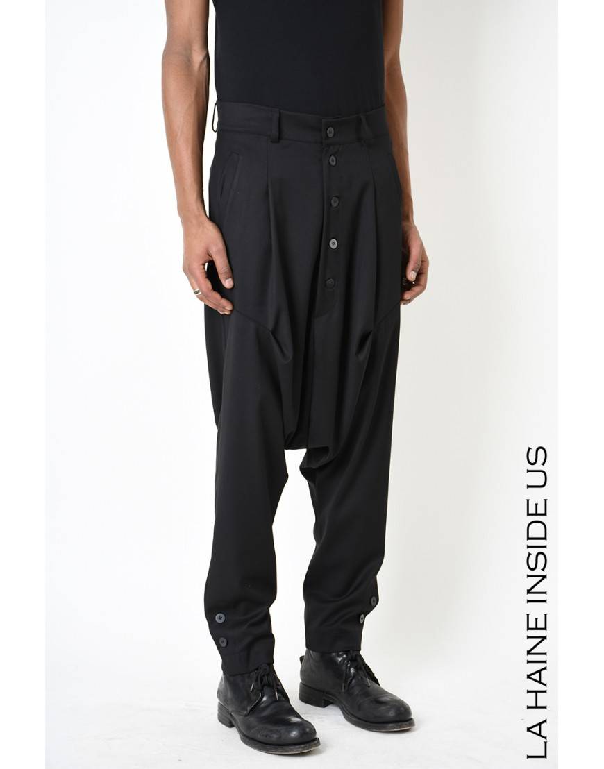 La haine inside us 3B LM195 PANTALONE Nero Offerte stagionali