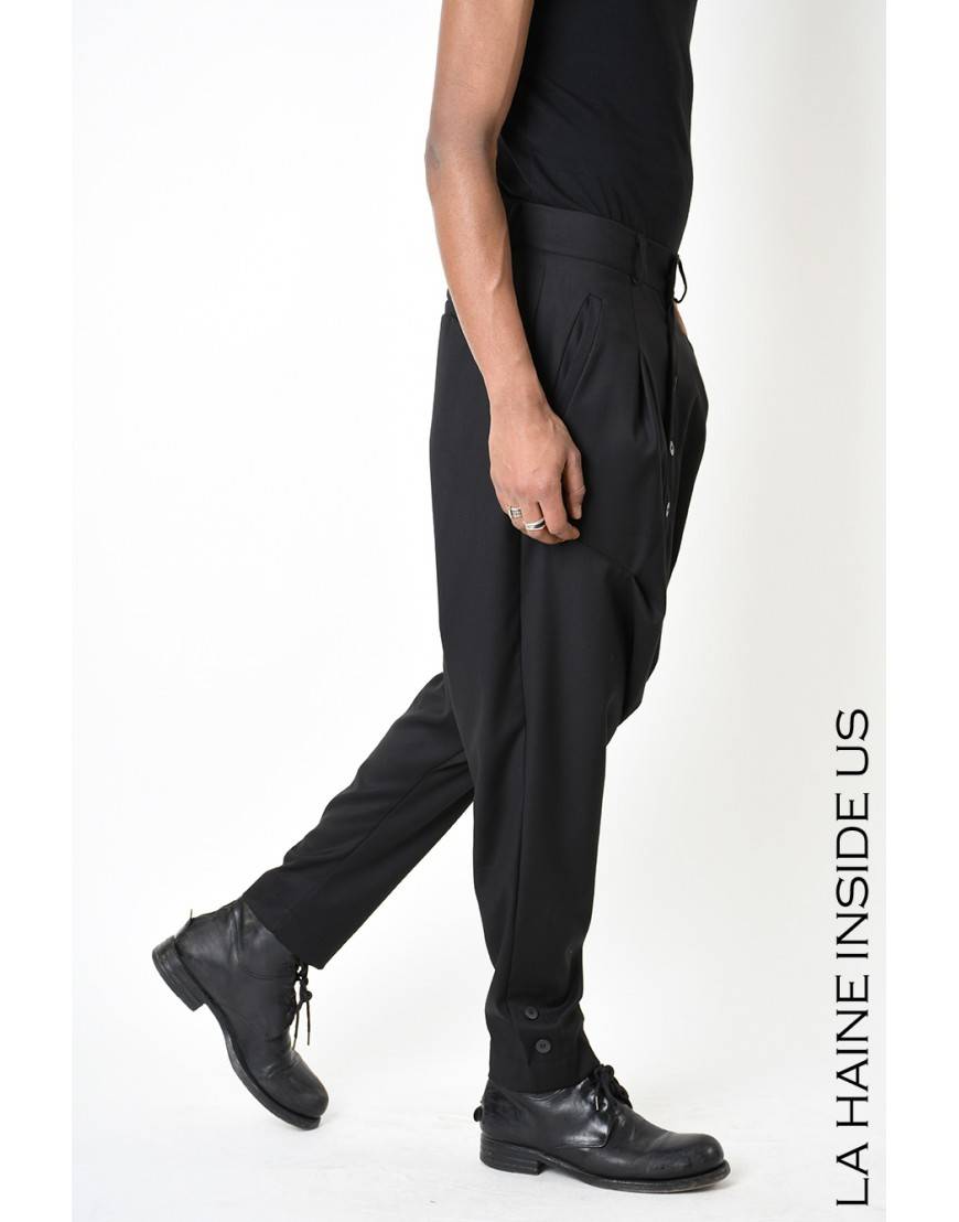 La haine inside us 3B LM195 PANTALONE Nero Offerte stagionali