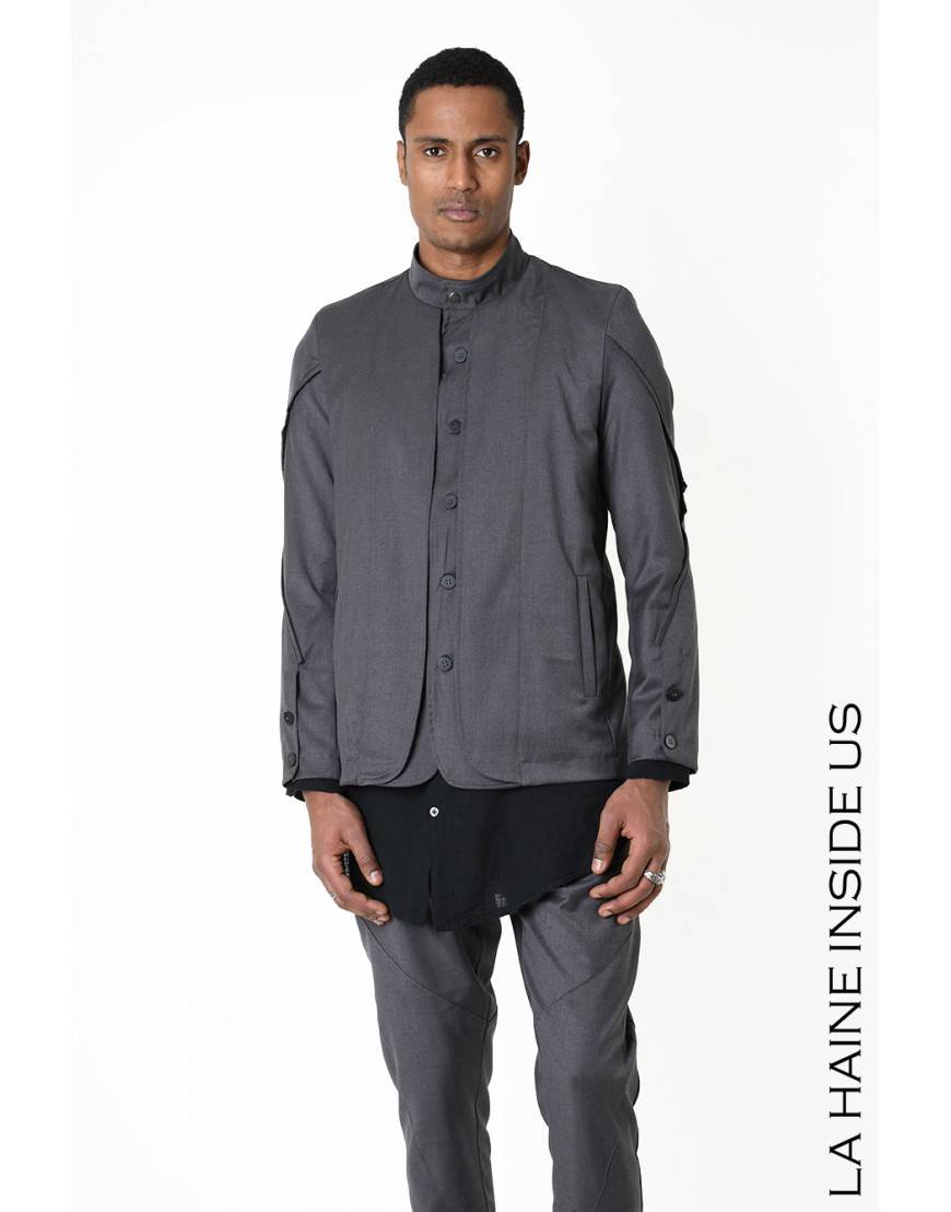 La haine inside us 3B LM196 GIACCA Grigio Liquidazione