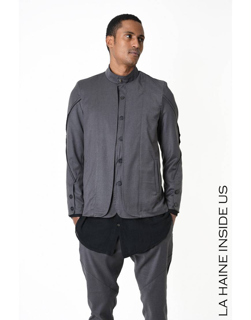 La haine inside us 3B LM196 GIACCA Grigio Liquidazione