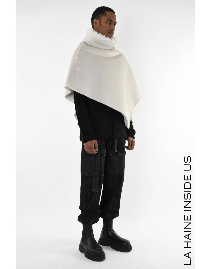 La haine inside us 4- LW862 PONCHO UNISEX U Ice Prezzo basso