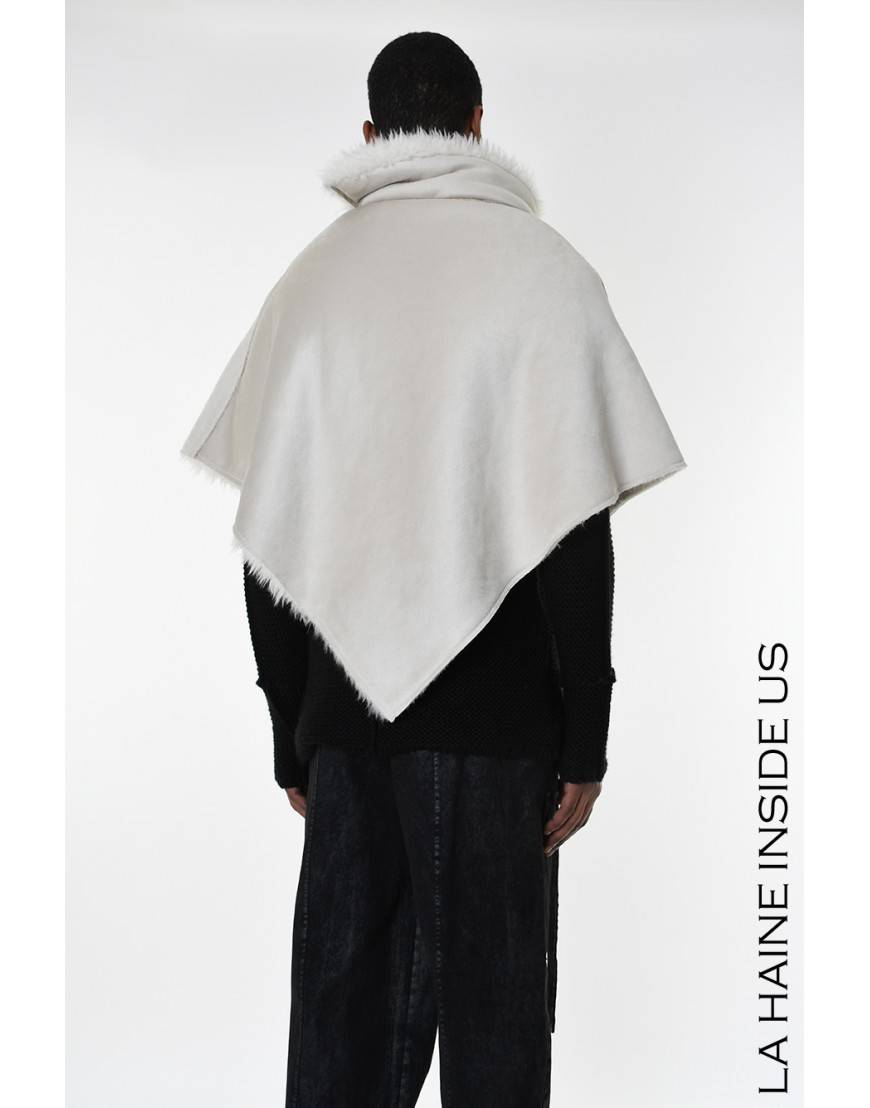 La haine inside us 4- LW862 PONCHO UNISEX U Ice Prezzo basso