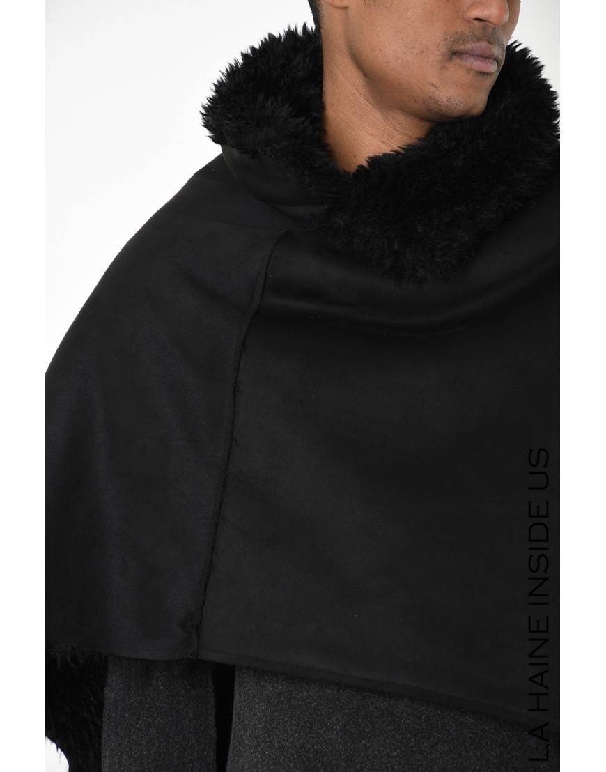 La haine inside us 4- LW862 PONCHO UNISEX U Nero Super Saving Price