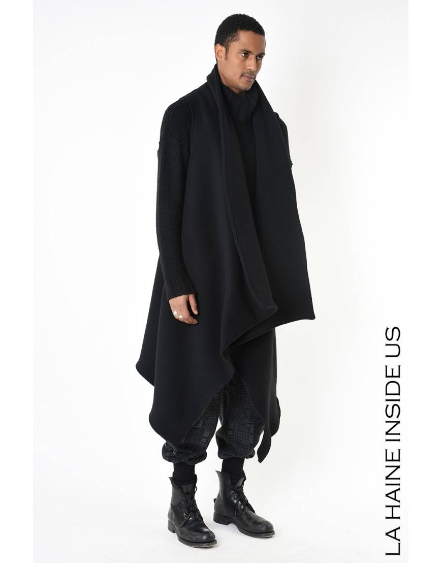 La haine inside us 4B LW797 GILET UNISEX U Nero Offerta settimanale