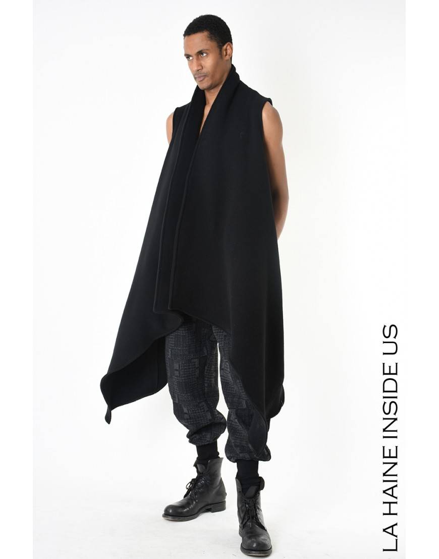 La haine inside us 4B LW797 GILET UNISEX U Nero Offerta settimanale
