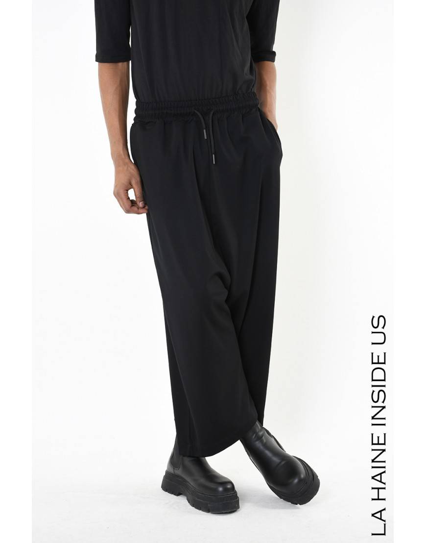 La haine inside us 4M LW955 PANTALONE UNISEX U Nero Ultimo giorno