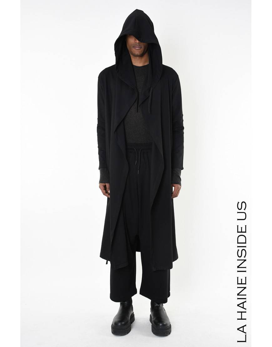 La haine inside us 4M LW956 CARDIGAN UNISEX U Nero Promozione temporanea