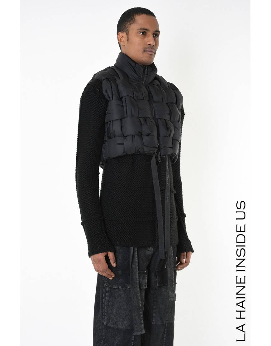 La haine inside us 4P LW941 PETTORINA UNISEX U Nero Fino al 60% di sconto