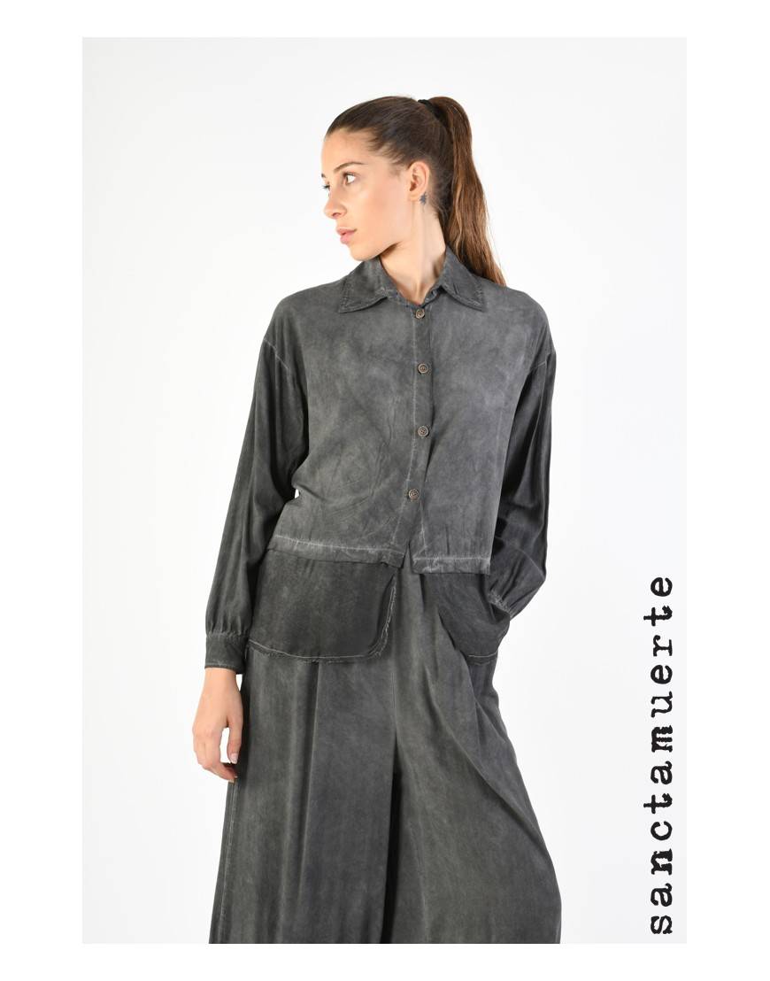 La haine inside us 9B SM334 CAMICIA Grigio Discount Store per i nuovi prodotti