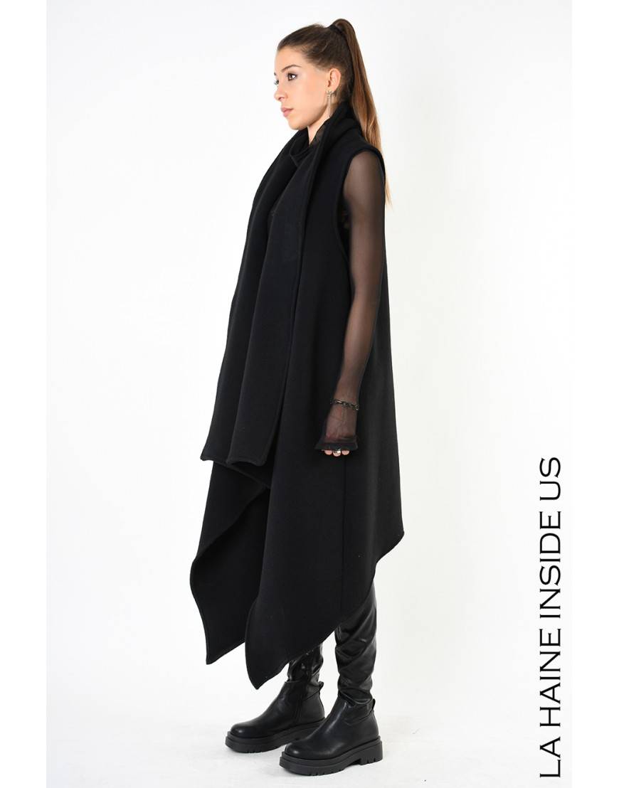 La haine inside us 4B LW797 GILET UNISEX D Nero Acquista Ora