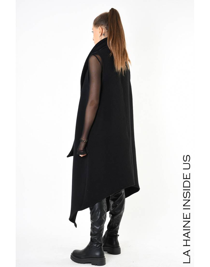 La haine inside us 4B LW797 GILET UNISEX D Nero Acquista Ora