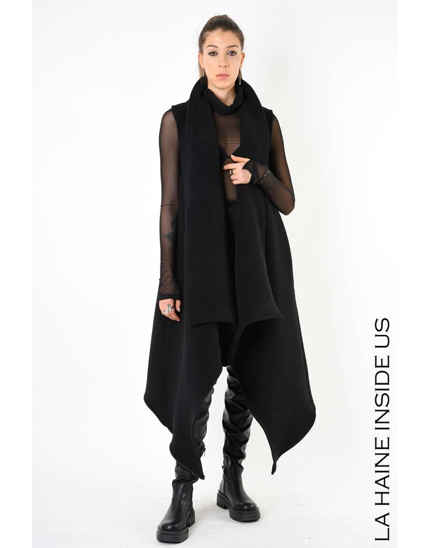 La haine inside us 4B LW797 GILET UNISEX D Nero Acquista Ora