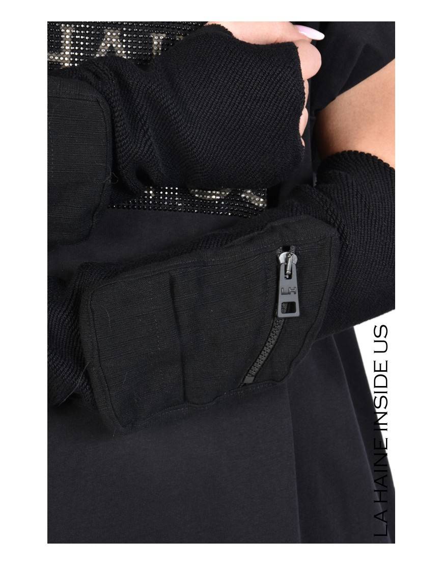 La haine inside us 3M MANUNO MANICOTTO UNISEX Nero Vendita Calda