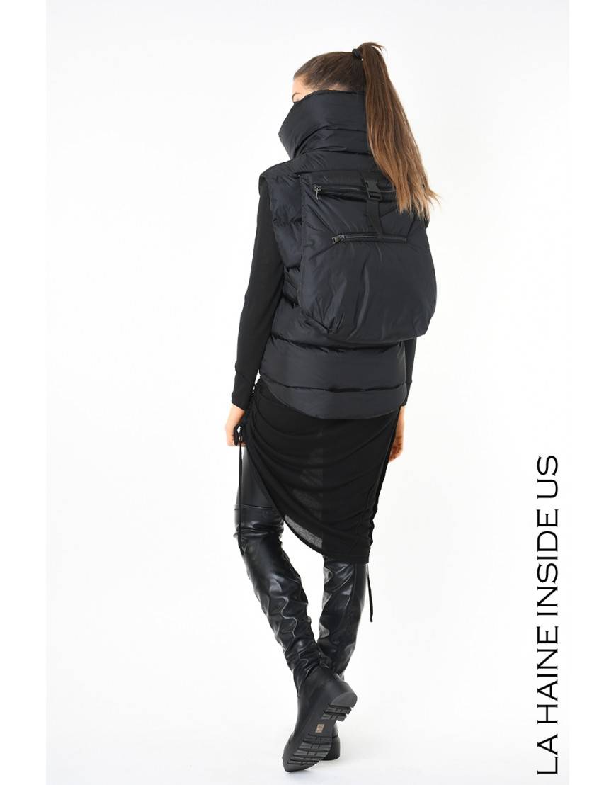 La haine inside us 3P LM252 PETTORINA + ZAINO UNISEX D Nero Vendite Flash