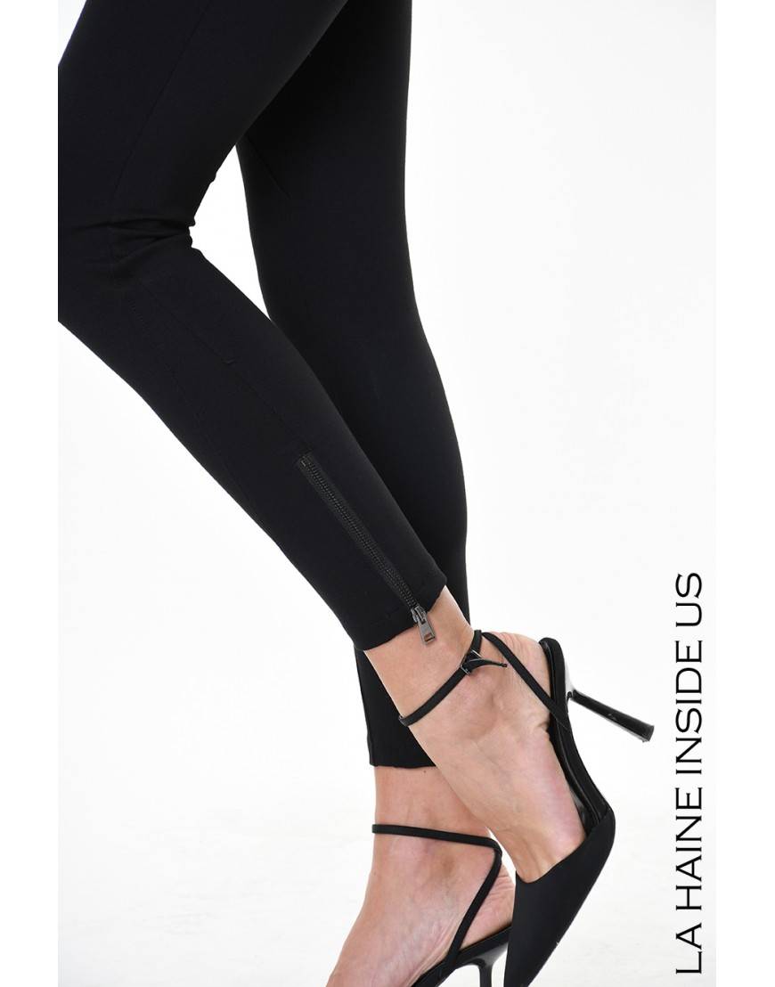 La haine inside us 4B LW550 PANTALONE Nero Prezzo di fabbrica