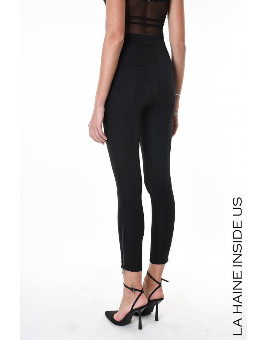La haine inside us 4B LW634 PANTALONE Nero Comprare a buon mercato