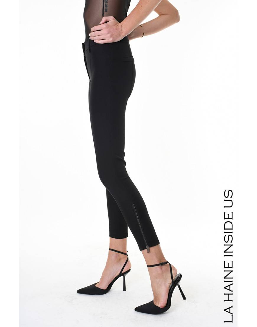 La haine inside us 4B LW634 PANTALONE Nero Comprare a buon mercato