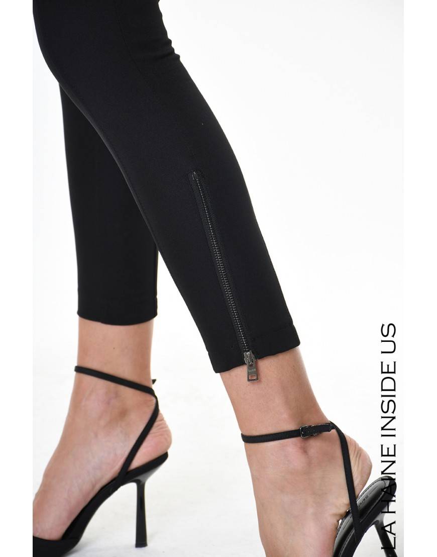 La haine inside us 4B LW634 PANTALONE Nero Comprare a buon mercato