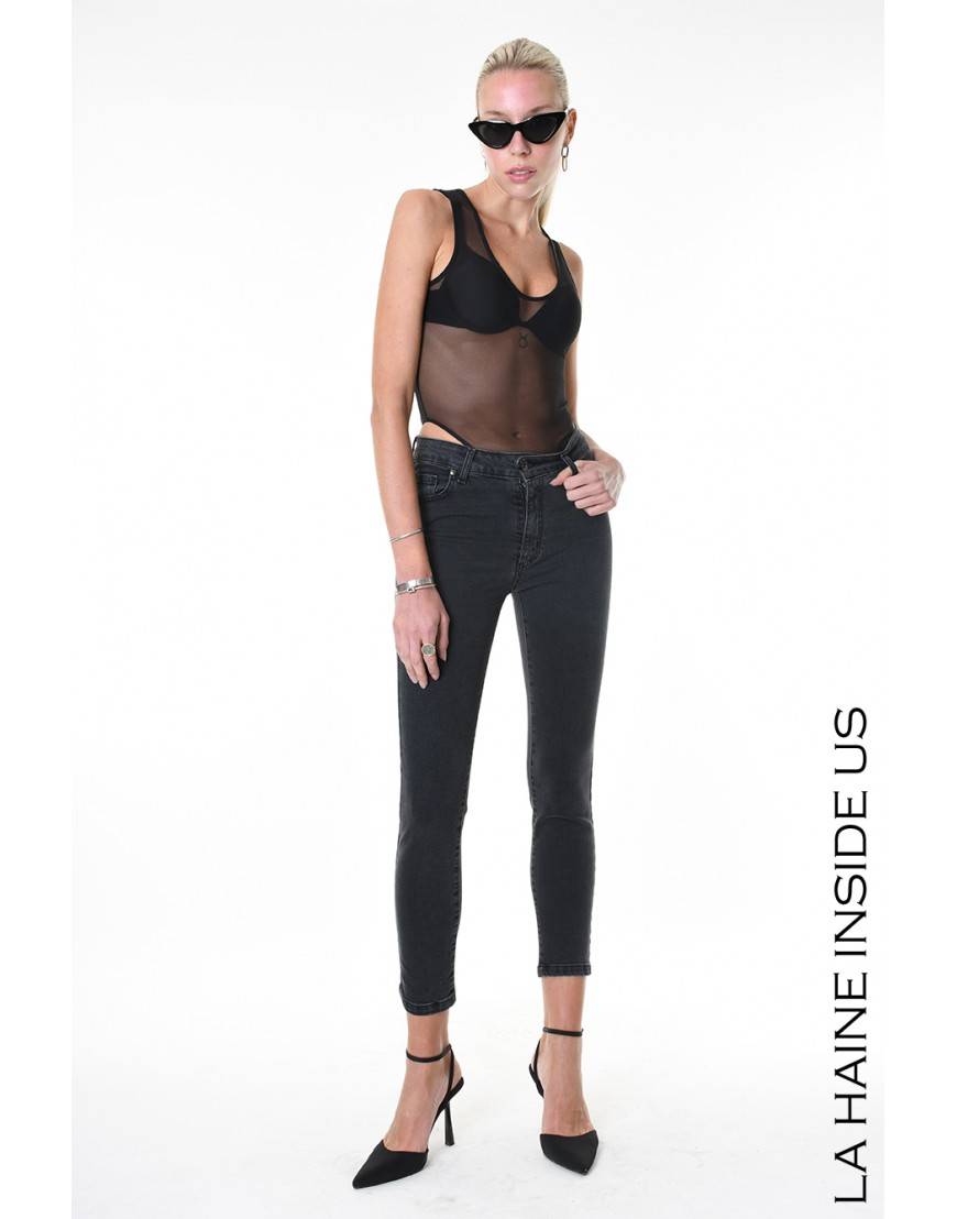 La haine inside us 4X LW834 JEANS Nero Offerta Pasqua