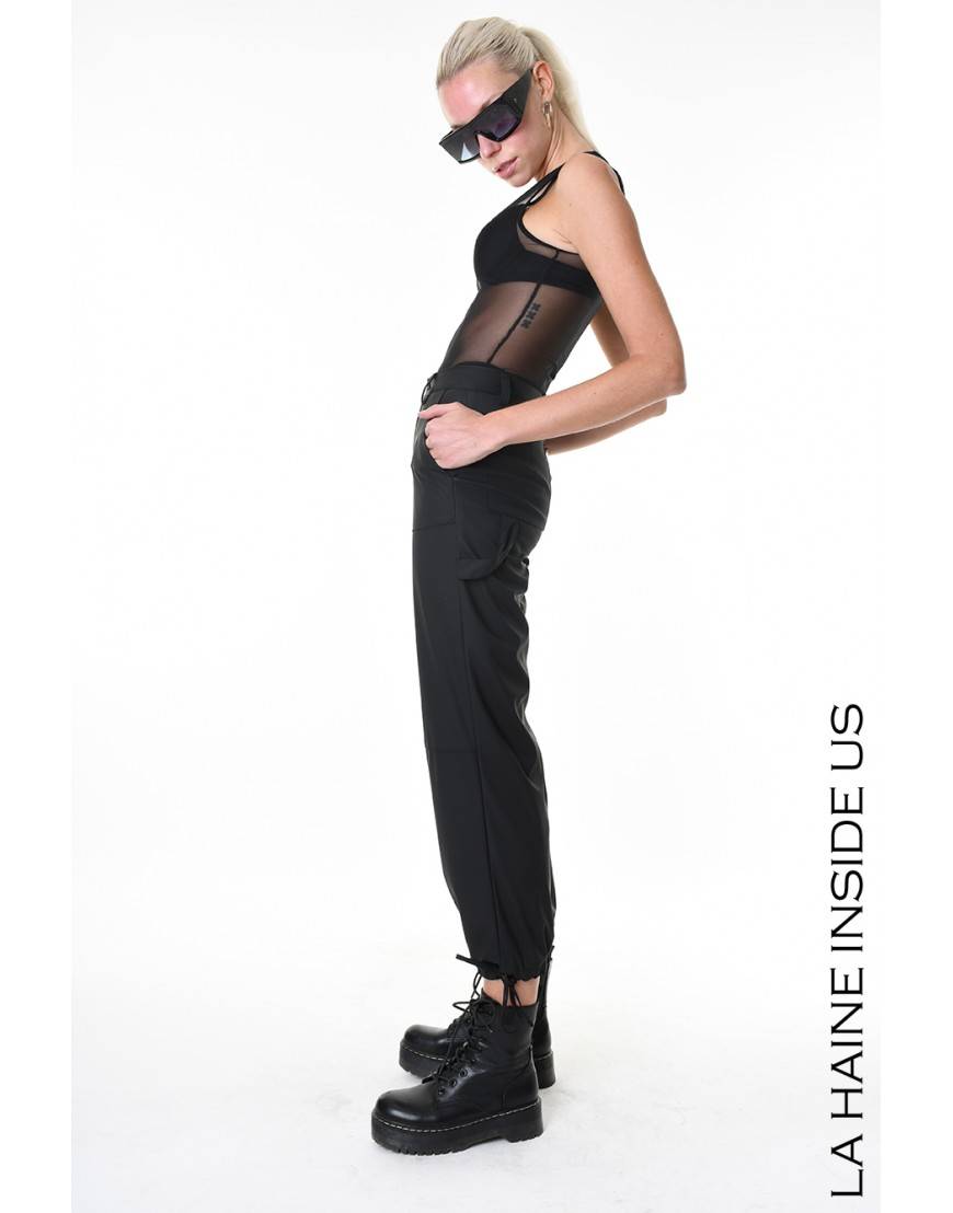 La haine inside us 4Z LW688 PANTALONE Nero Offerta San Valentino