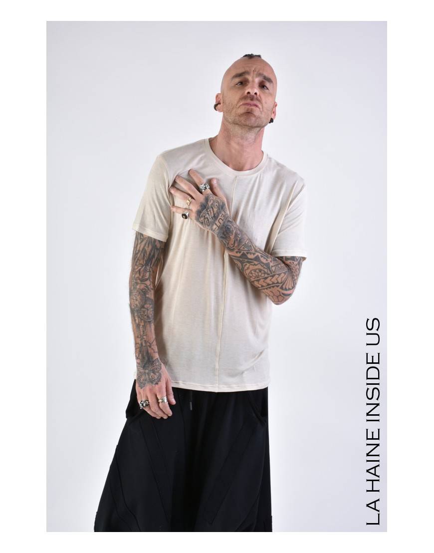 La haine inside us 3J LM167 T-SHIRT Beige Online Outlet