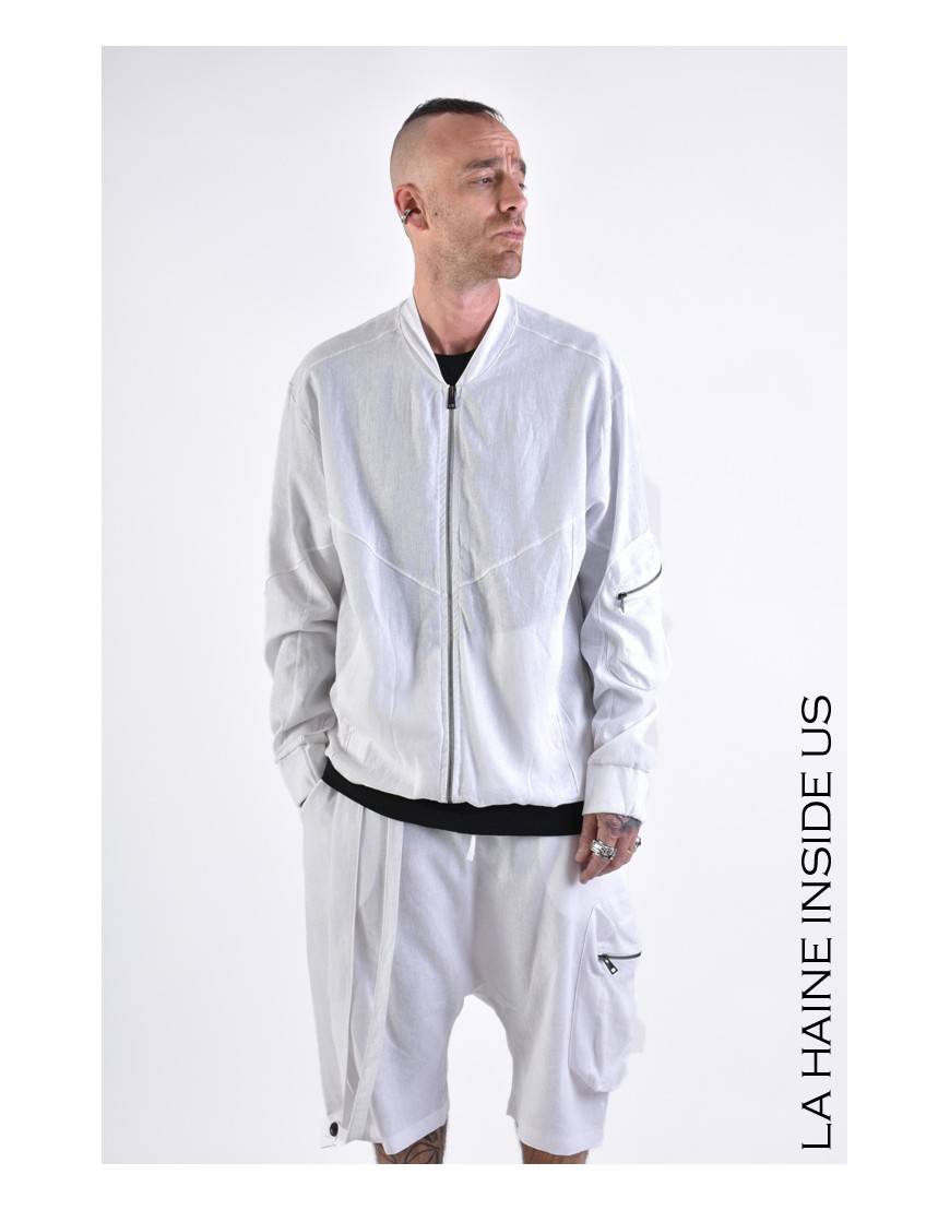 La haine inside us 3M LM098 BOMBER Bianco Offerte giornaliere