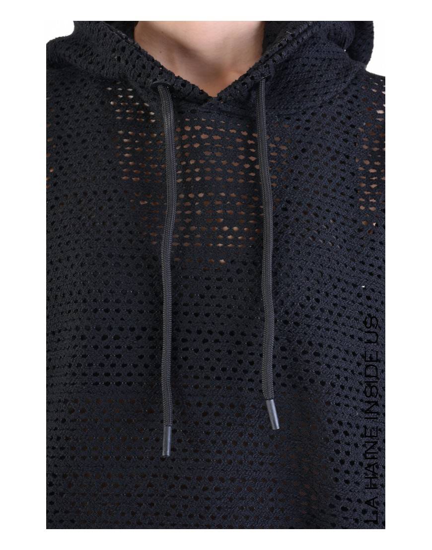 La haine inside us 3M LM102 FELPA UNISEX D Nero Sconti VIP