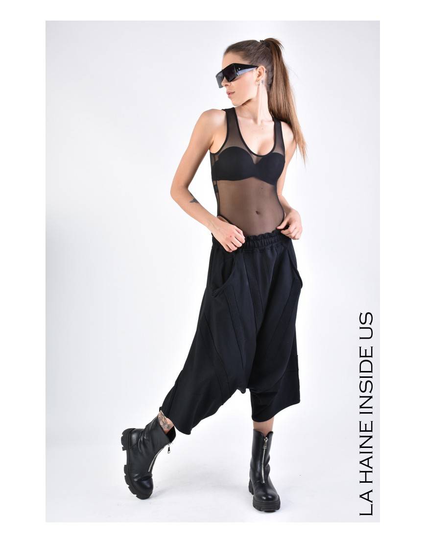 La haine inside us 3M LM127 BERMUDA UNISEX D Nero Ritorno libero