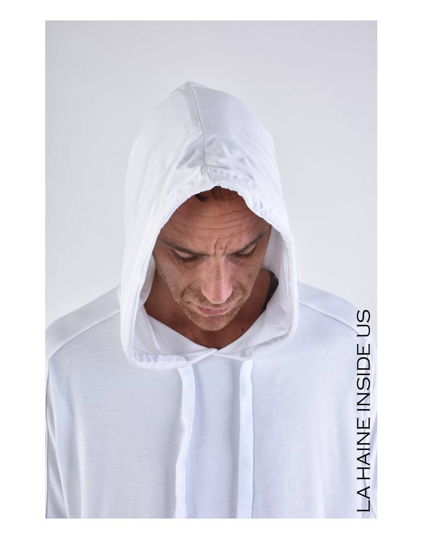 La haine inside us 3M LM158 MAGLIA Bianco Fino al 60% di sconto