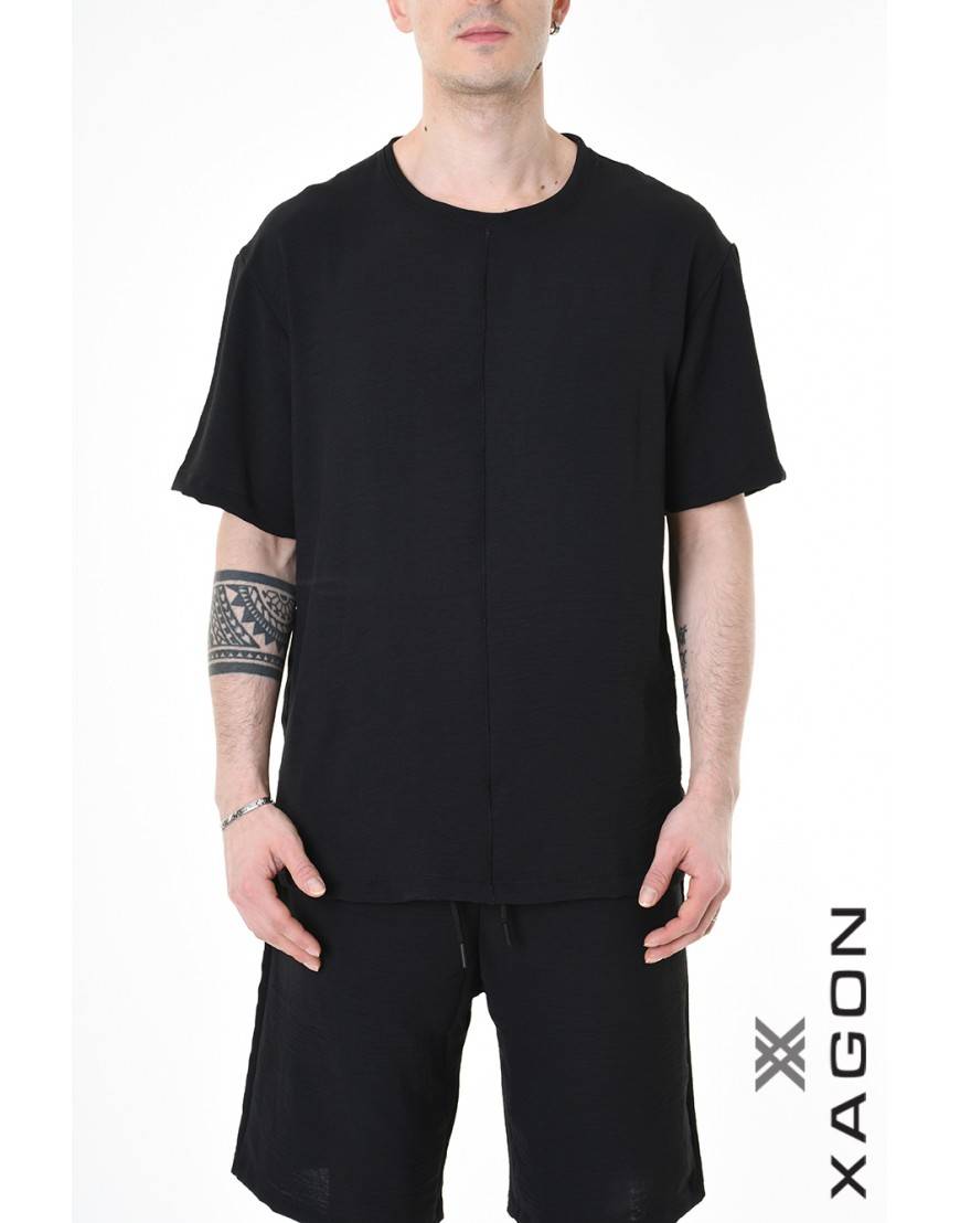 La haine inside us T-SHIRT MD0001 Nero Officina
