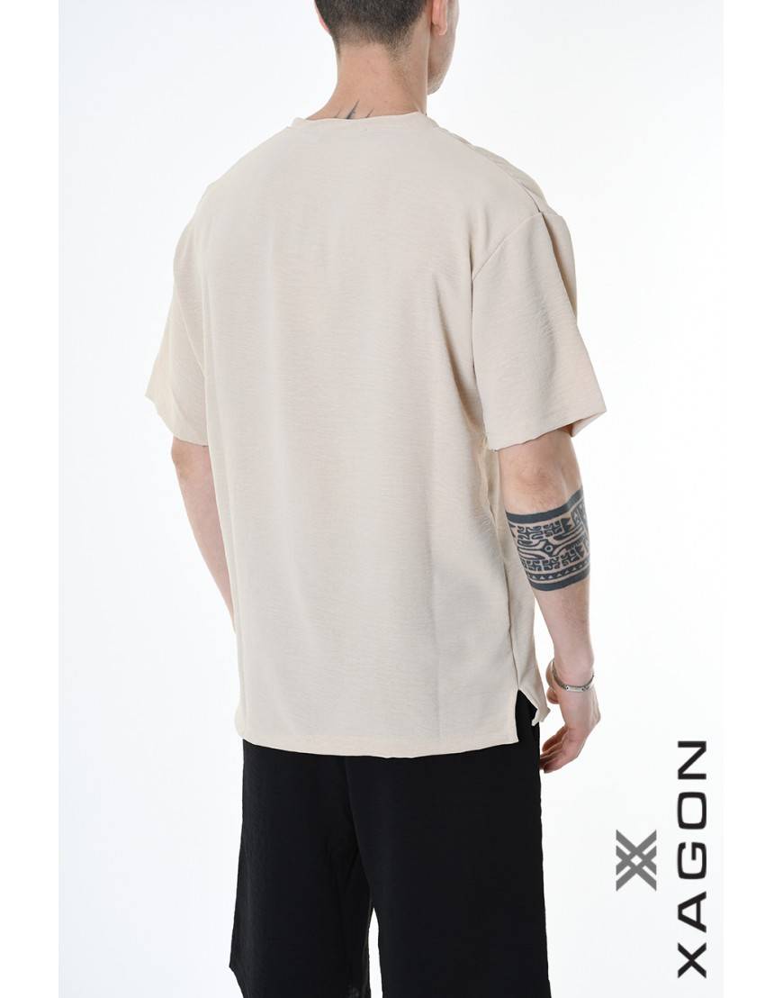 La haine inside us T-SHIRT MD0002 Beige Esporta salva