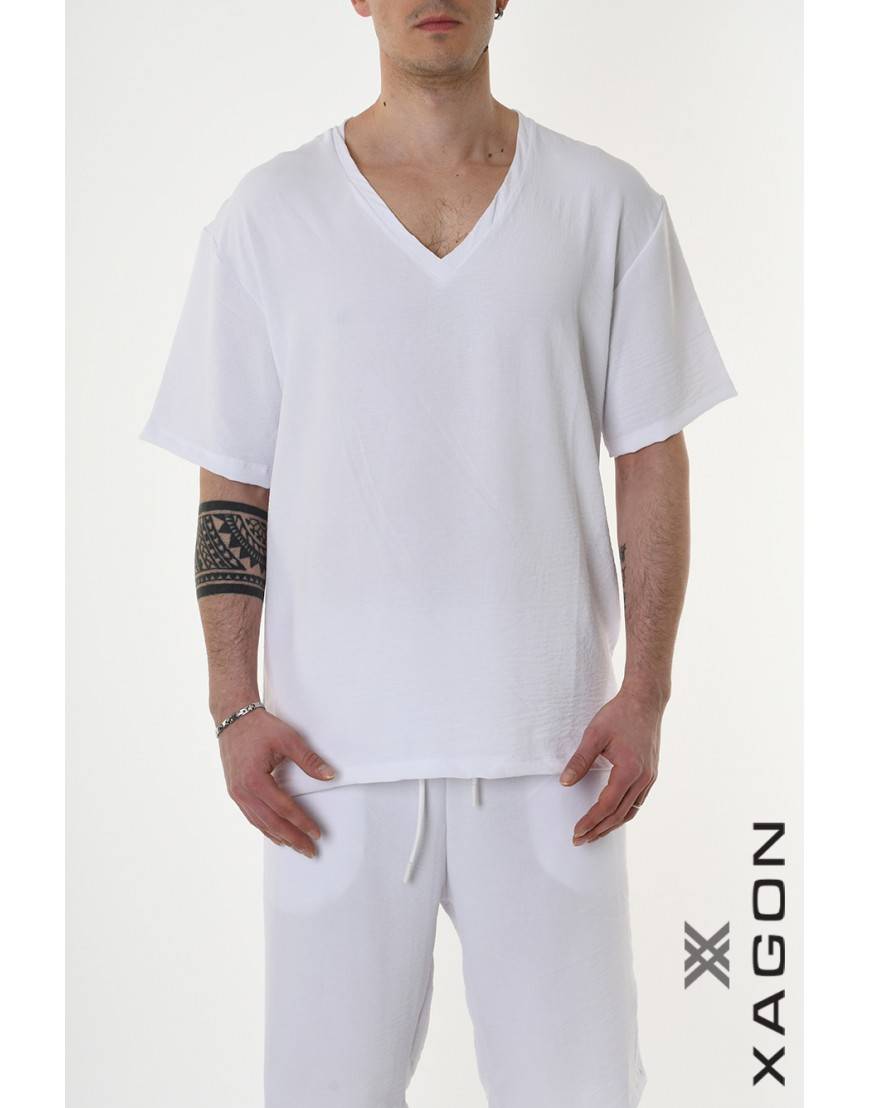 La haine inside us T-SHIRT MD0002 Bianco Black Friday Prezzi