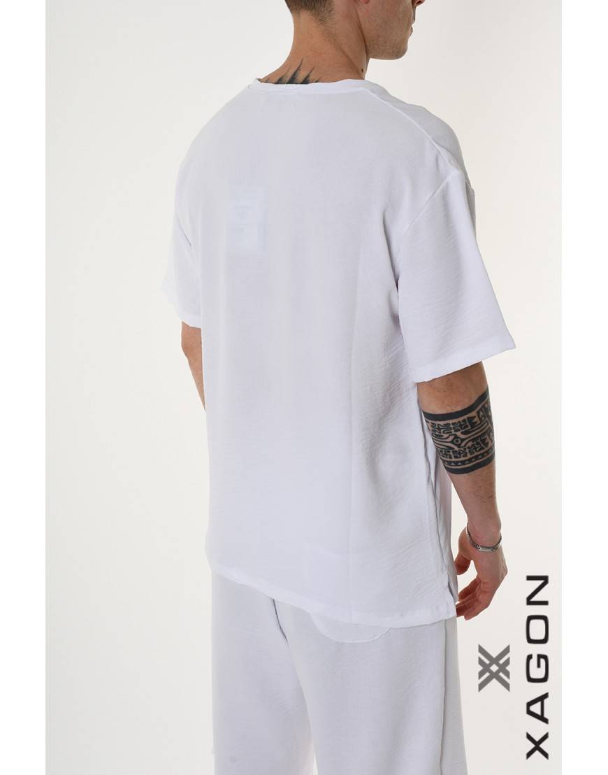 La haine inside us T-SHIRT MD0002 Bianco Black Friday Prezzi