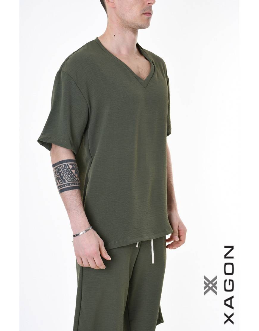 La haine inside us T-SHIRT MD0002 Verde 50% di sconto per tempo limitato