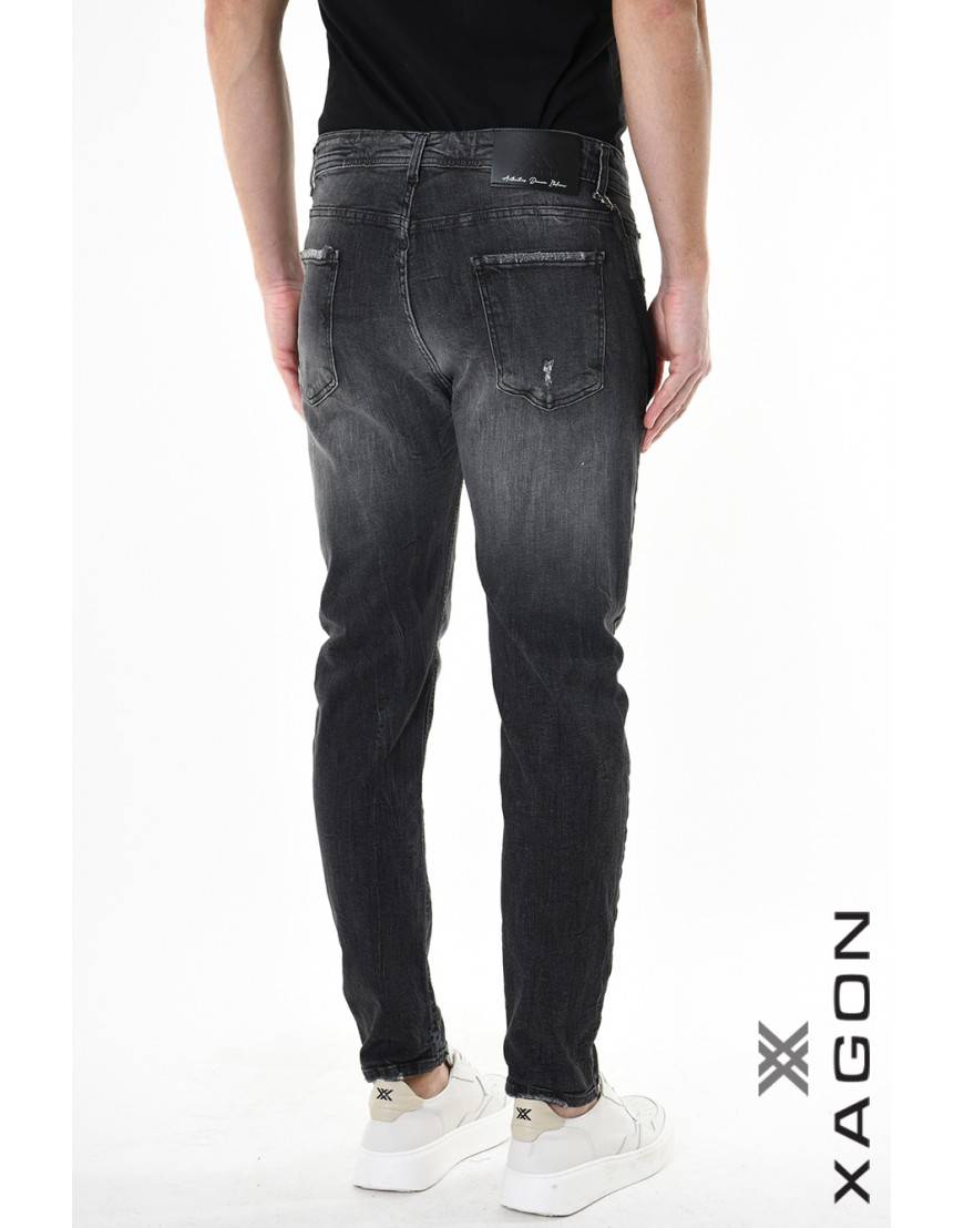 La haine inside us JEANS 2UMR244 Nero In Linea