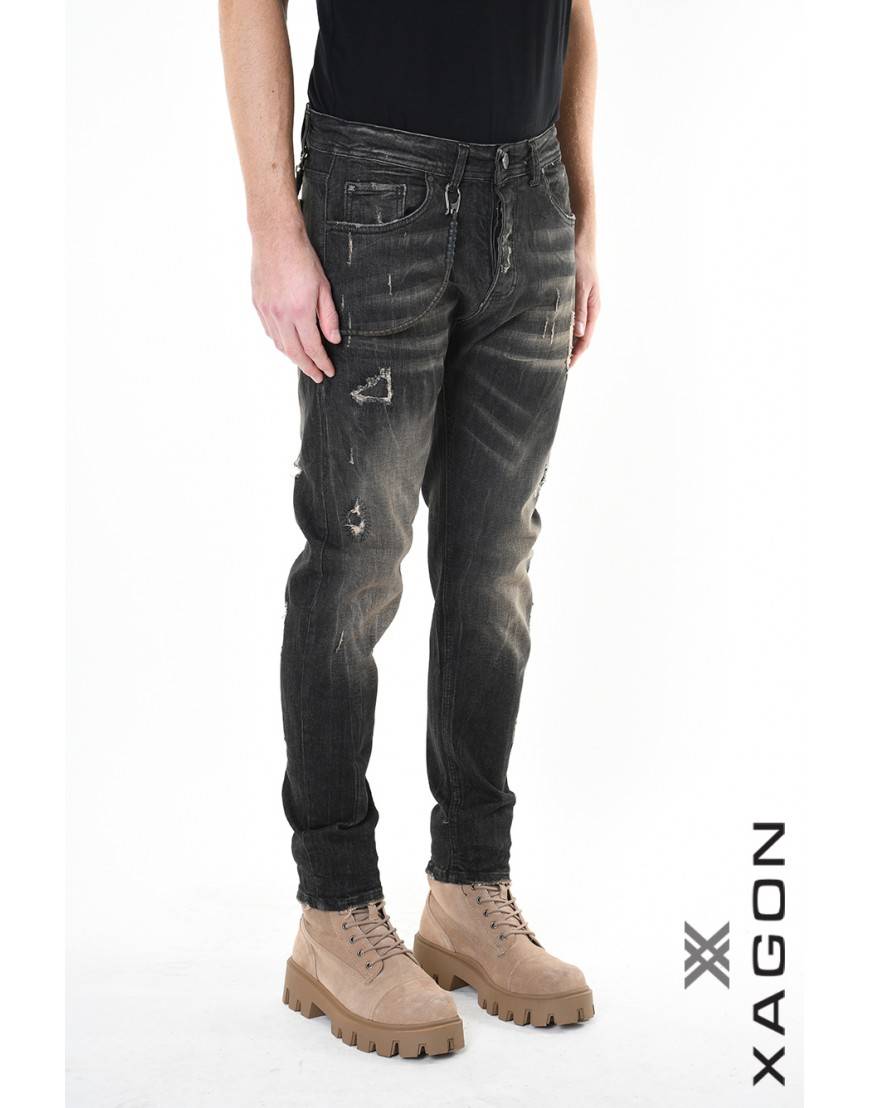 La haine inside us JEANS 2UMR245 Nero Nuovo