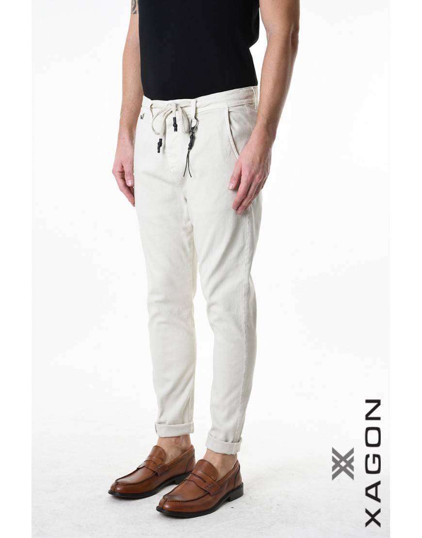 La haine inside us PANTALONE 1CR2011 Ecru Negozi Online