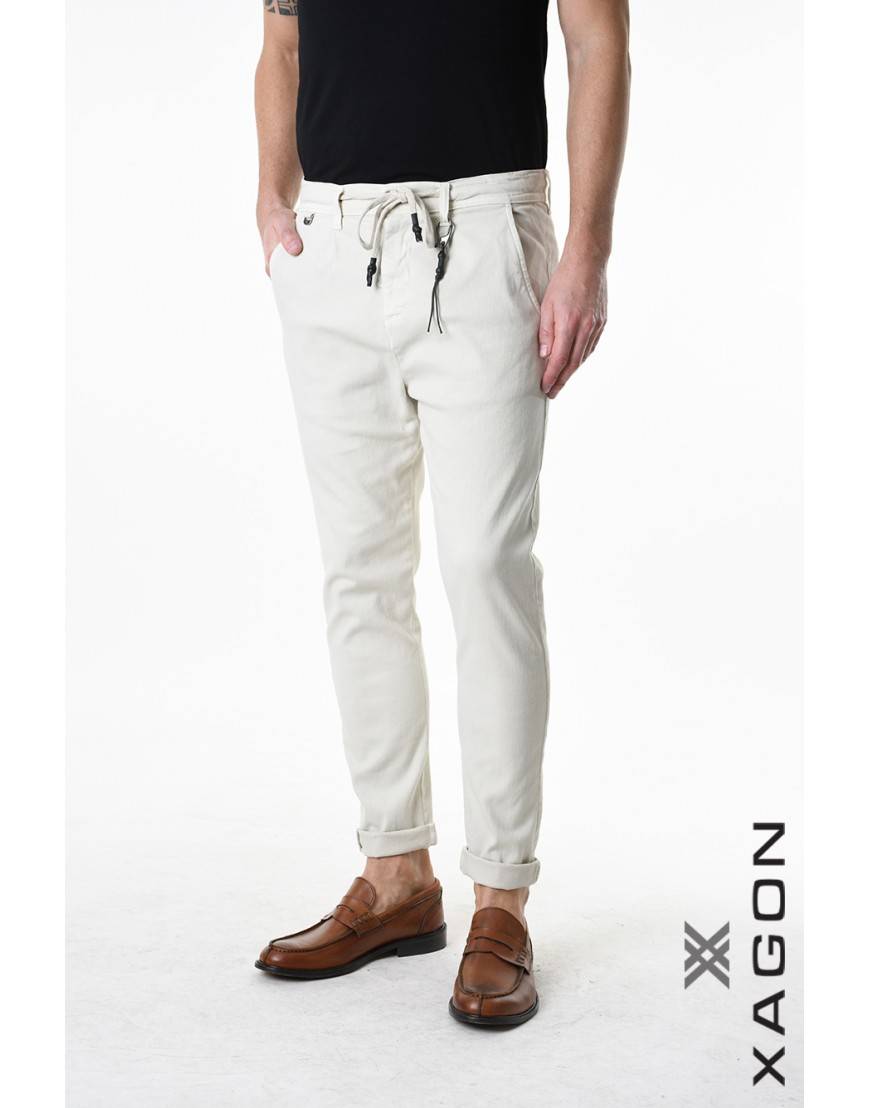 La haine inside us PANTALONE 1CR2011 Ecru Negozi Online