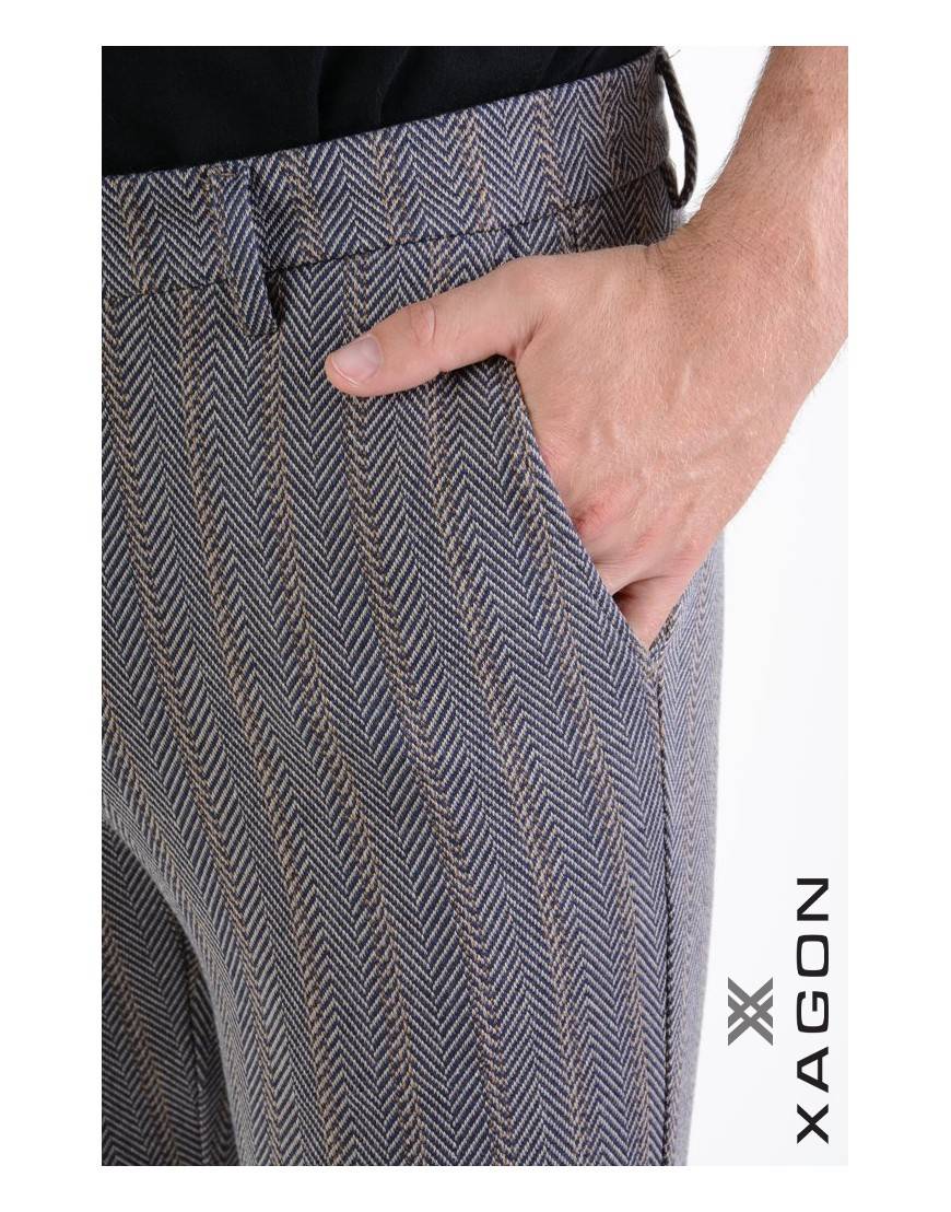 La haine inside us PANTALONE 1PBRUZZ Blu Presa
