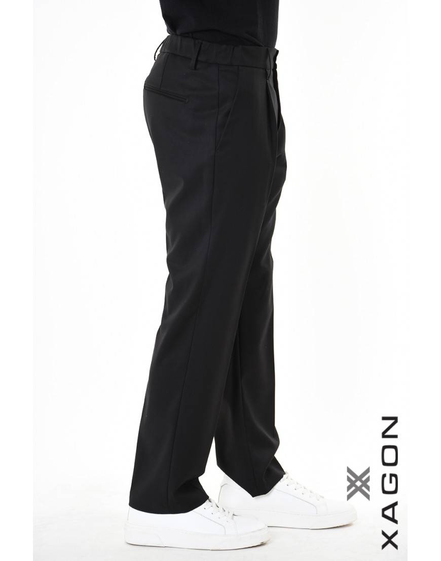 La haine inside us PANTALONE 1PPANVA Nero In Vendita