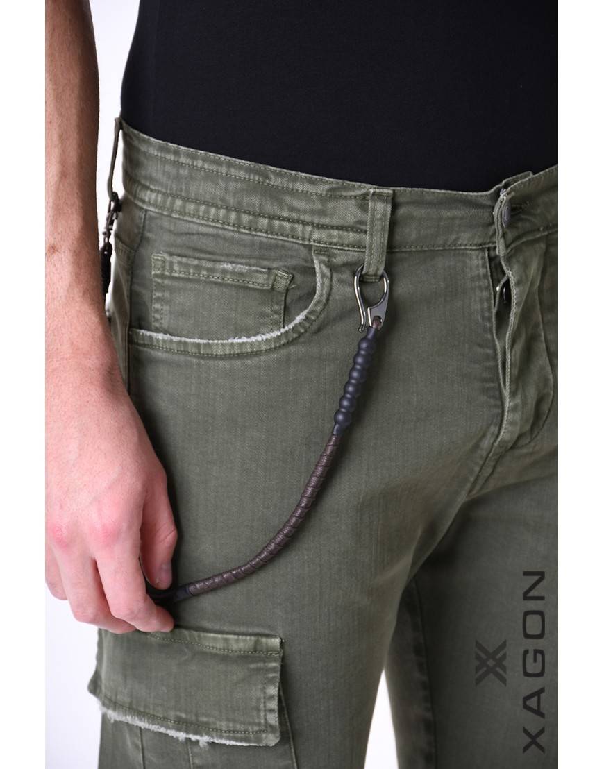 La haine inside us PANTALONE 2CR2012 Verde In Saldo